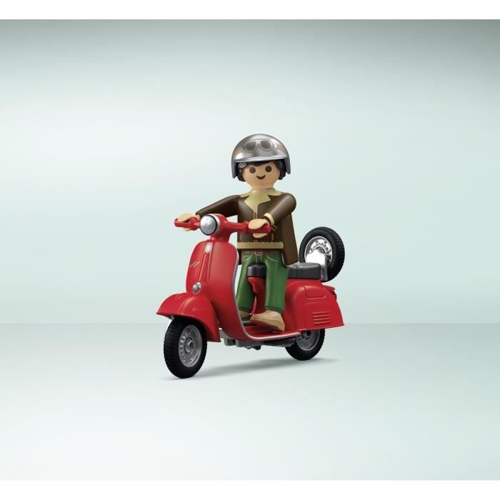 PLAYMOBIL 71620 Vespa Garage, Retro Stijl, Jaren 60, 88 Onderdelen, Volwassenen, Klassieke Auto's