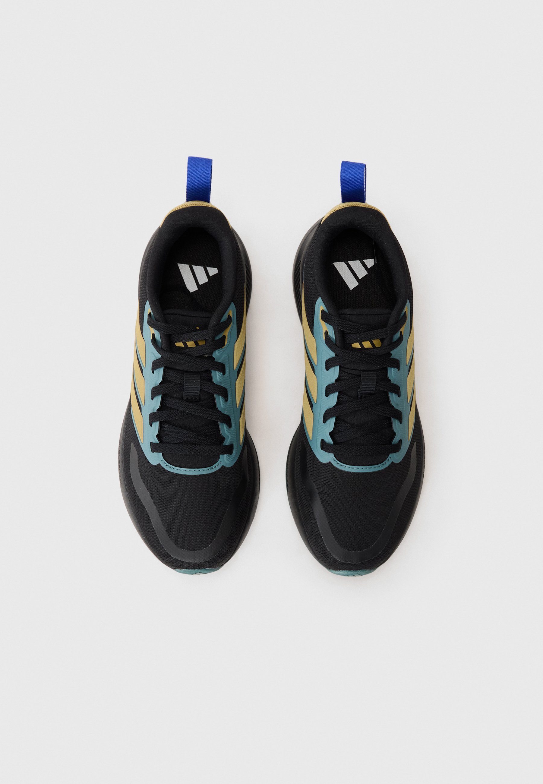 adidas Performance RUNFALCON 5 UNISEX - Vaelluskengät - core black/khaki/preloved teal