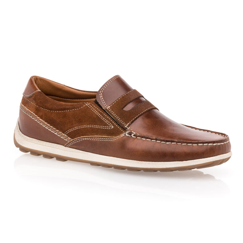 Miesten ruskeat loaferit/veneilykengät