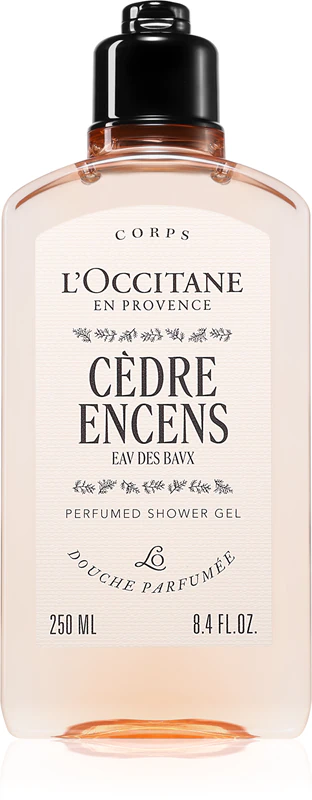 L'Occitane Cèdre Encens Gel de banho perfumado Gel de banho
