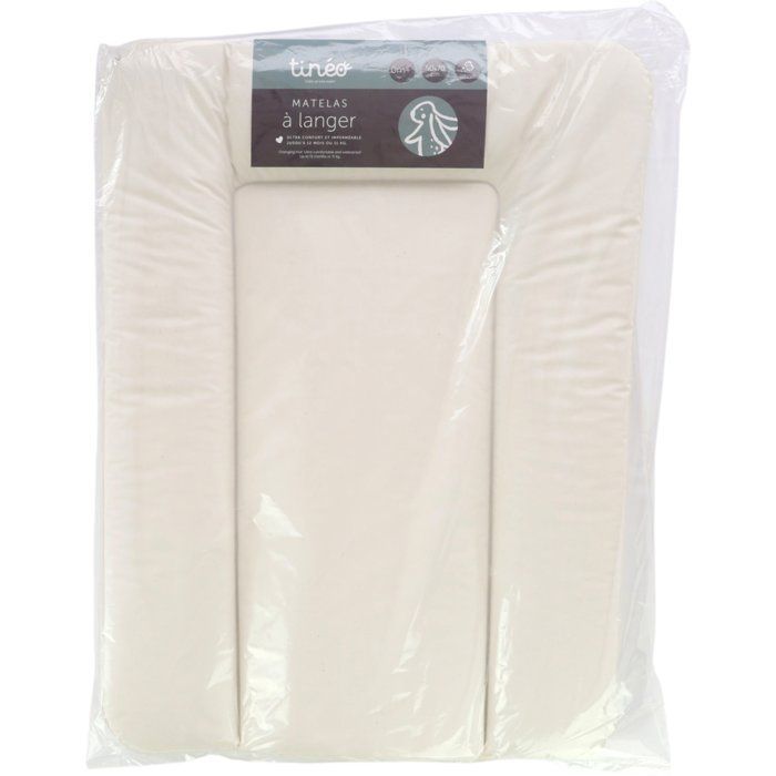 Matelas à langer - TINEO - ESSENTIEL - PVC - Ecru