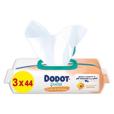 Dodot Baby Aqua Pure maramice s nevenom, pakiranje od 3 x 44 komada