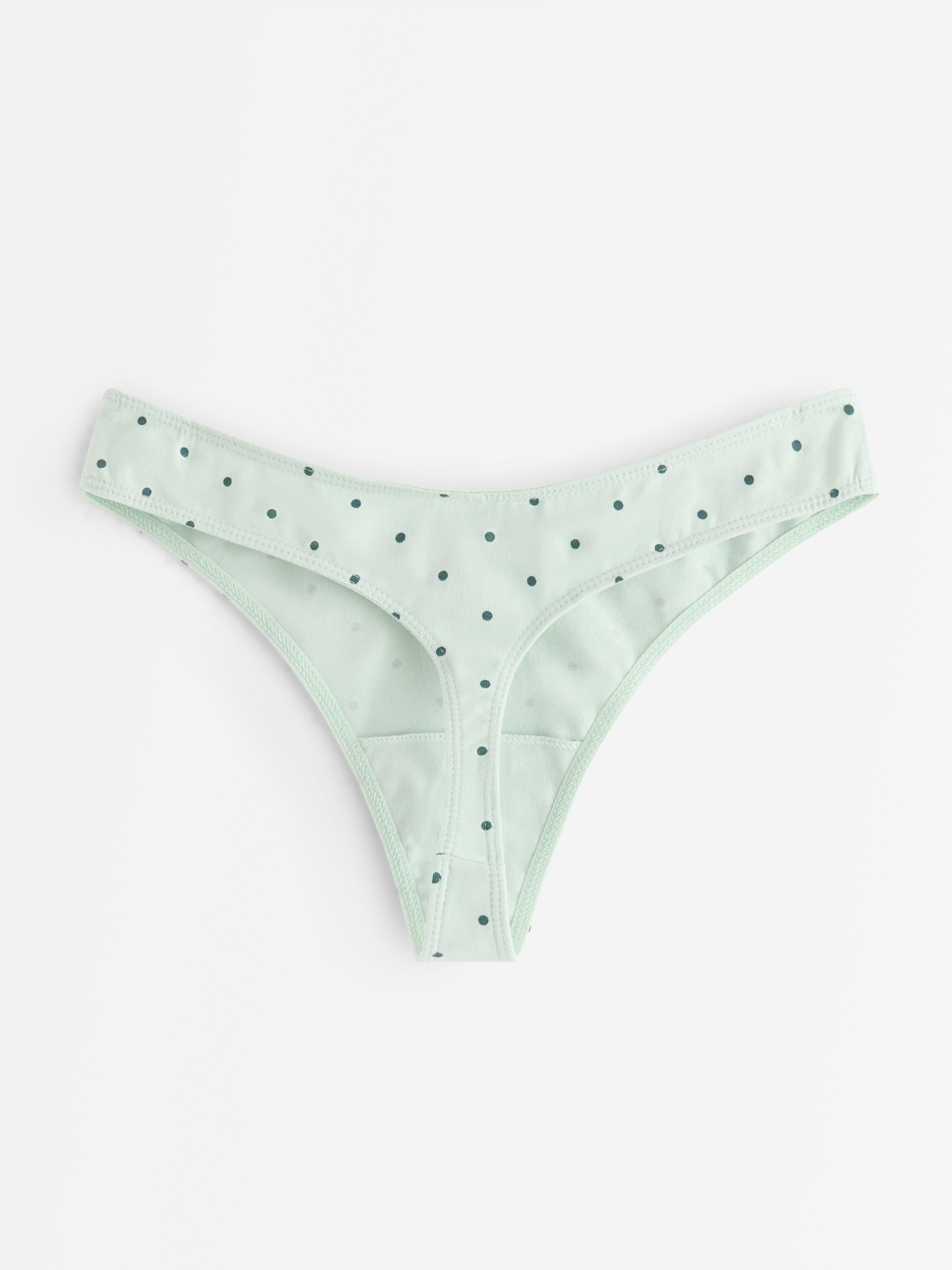 Nízkopasová tanga Light Aqua