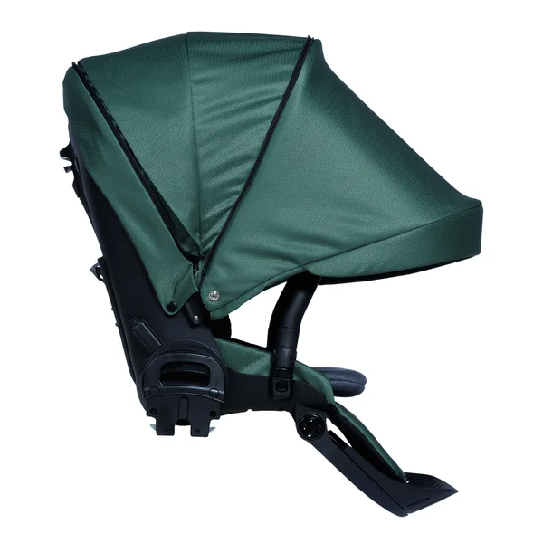 Nordbaby Active Lux kinderwagenset in junglegroen met een chromen frame.