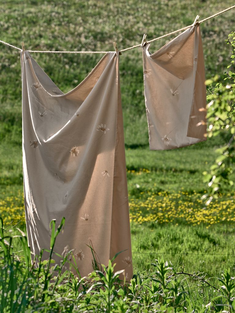 LONNI plus LONNI posteljina 140x200 boja pijeska