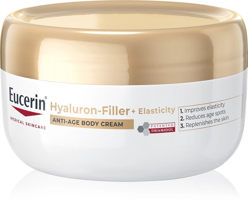 Eucerin Hyaluron-Filler + Elasticity krema za telo proti staranju