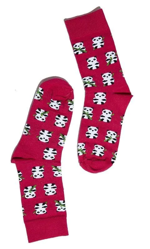 Life Skarpetki Bawełniane Hipster Wzór Panda Rozm. 39-42