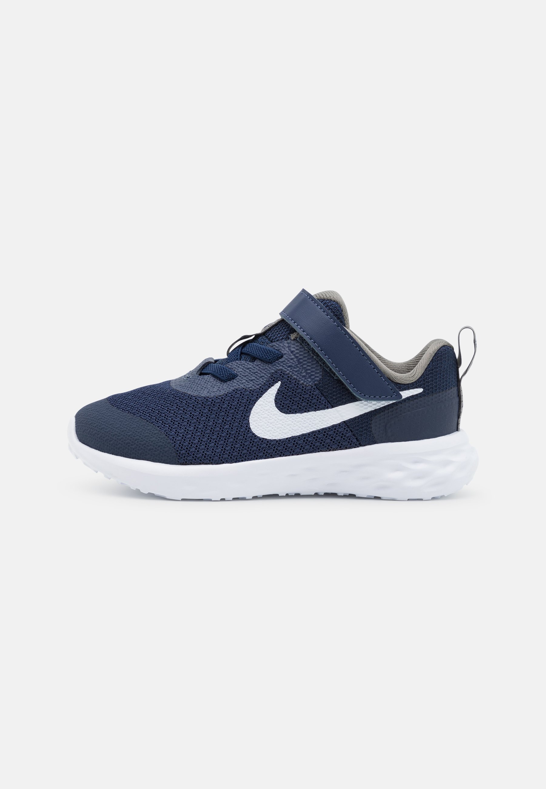 Nike Performance NIKE REVOLUTION 6 (TDV) - Hardloopschoenen voor op de weg - middernachtblauw/wit/plat tin