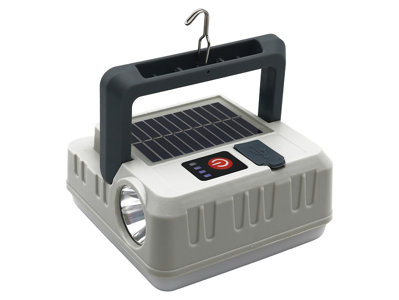 Latarka K2 LED z zimną barwą światła szary