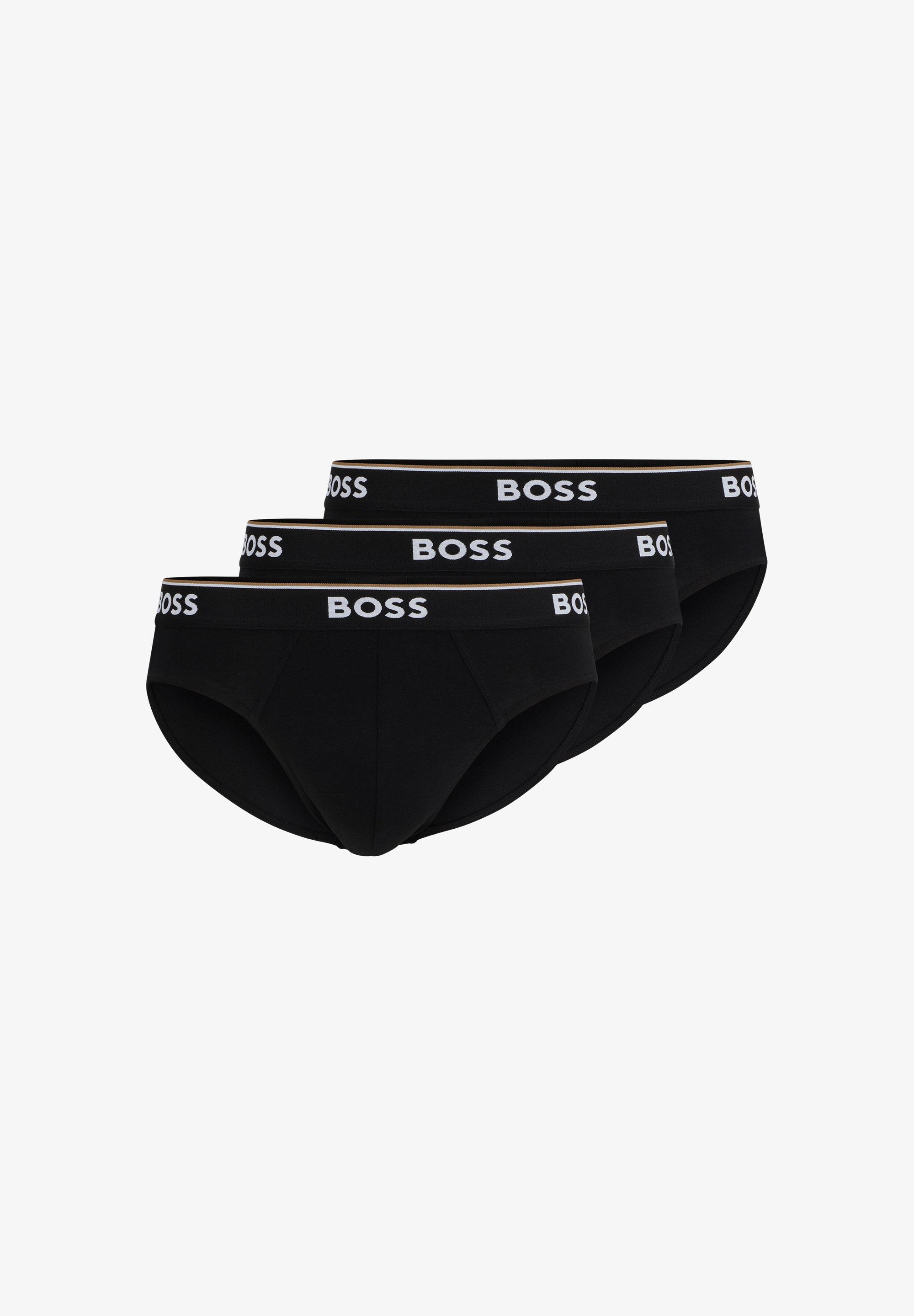 BOSS BRIEF POWER 3-PACK - Slips - zwart