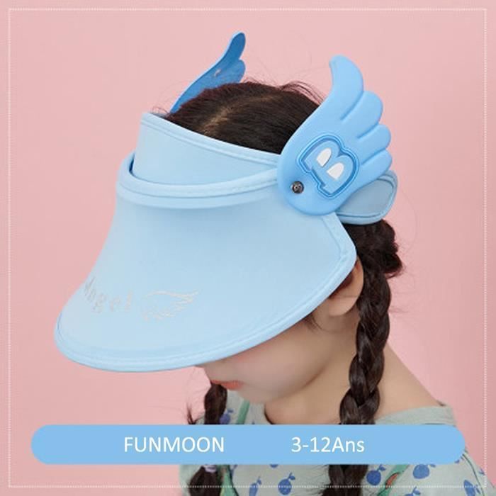 Sombreros FUNMOON para niños, sombreros de sol altos con diseño de bebé vacío y lindo conejo dinosaurio de dibujos animados, protección UV - 347011