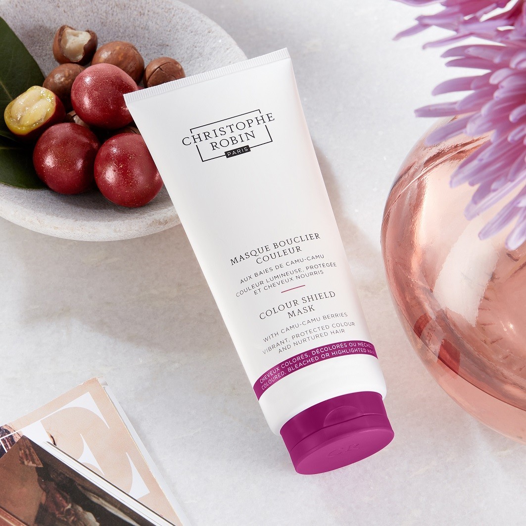 Christophe Robin Masque bouclier couleur aux baies de camu-camu