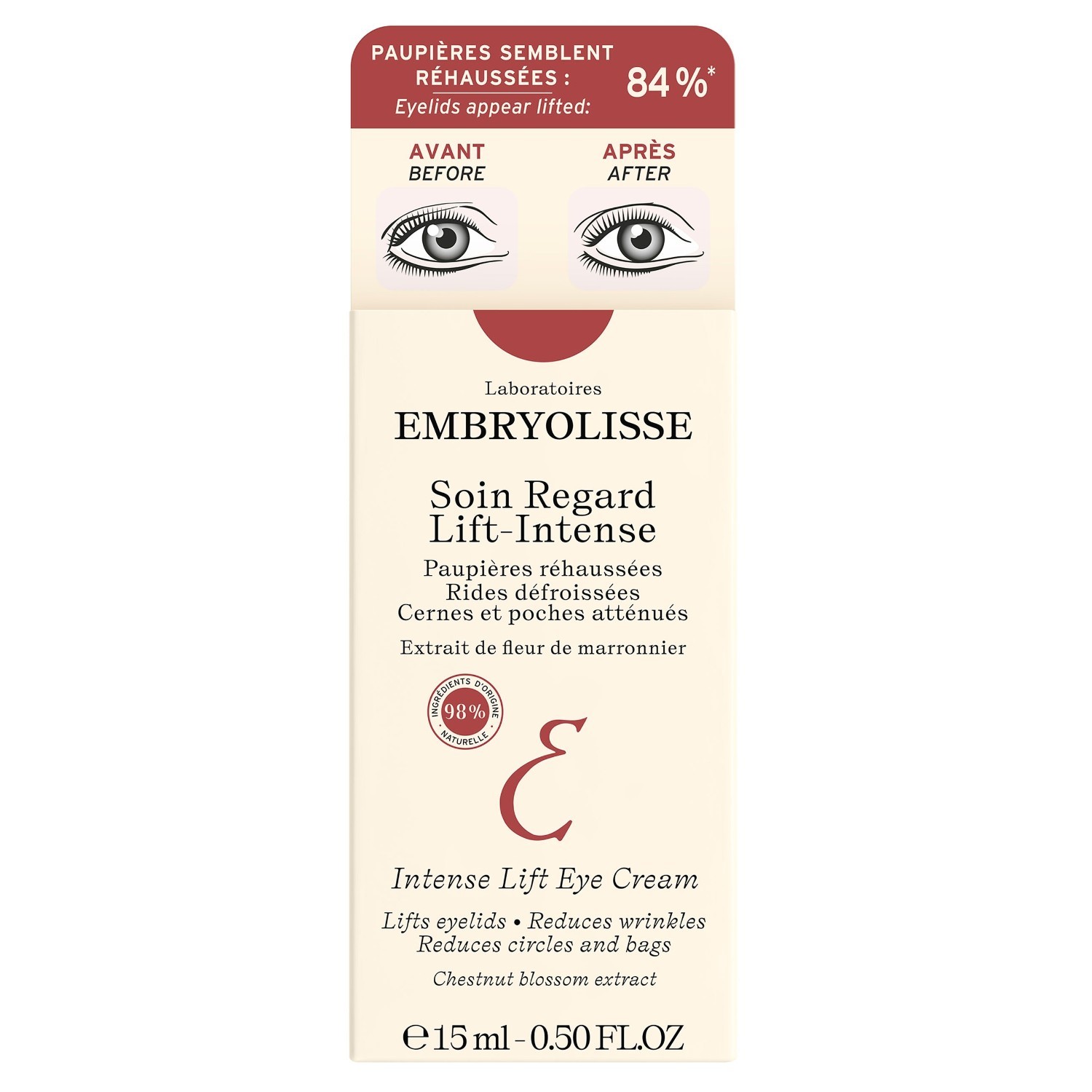 „Embryolisse“ paakių balzamas „Soin Regard Lift Intense“ – 15 ml