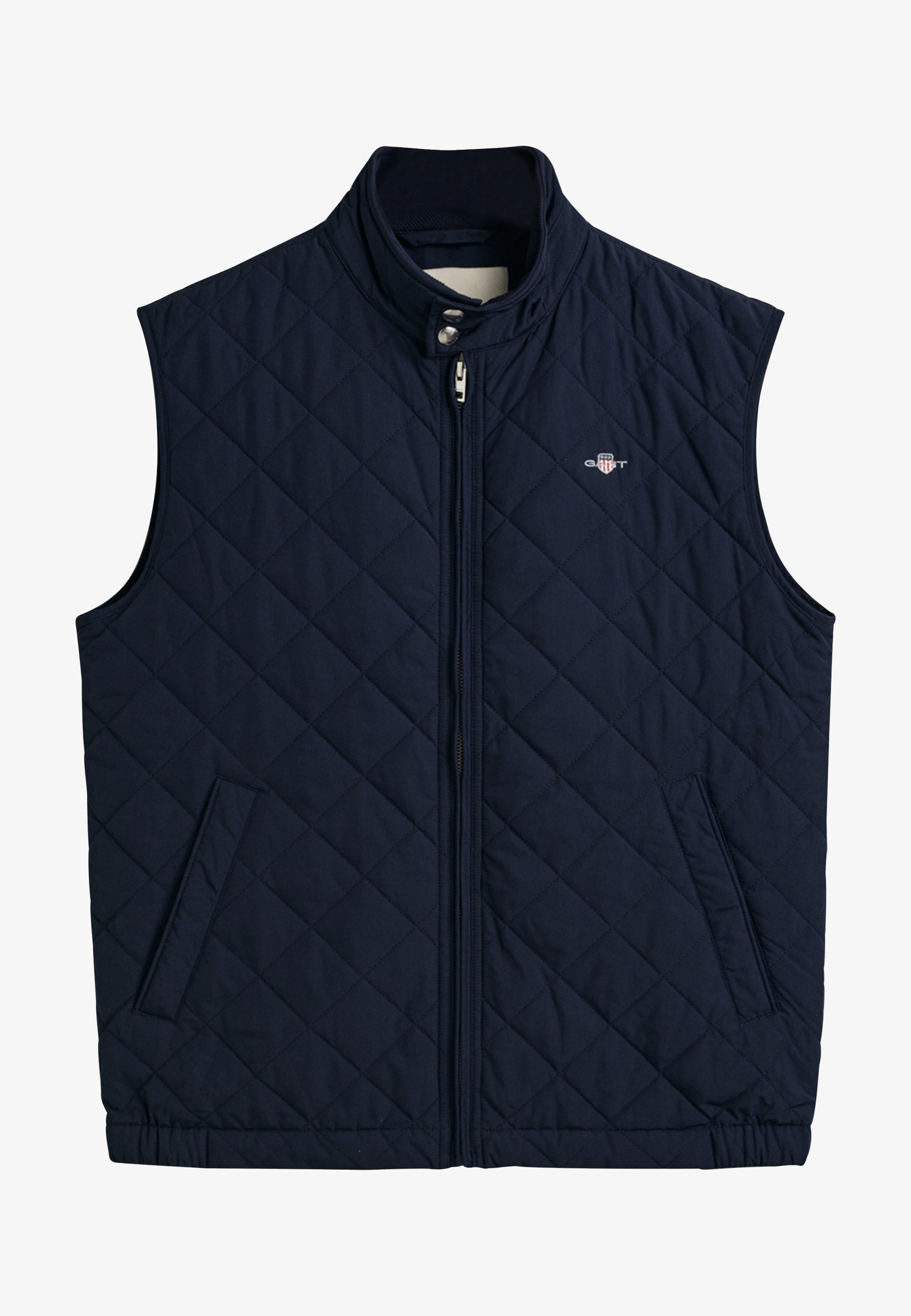 GANT TIKKATTU TUULITAKKI LIIVI - Liivi - ILTA-SININEN