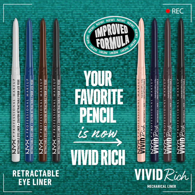 NYX Professional Makeup Vivid Rich Oogpotlood