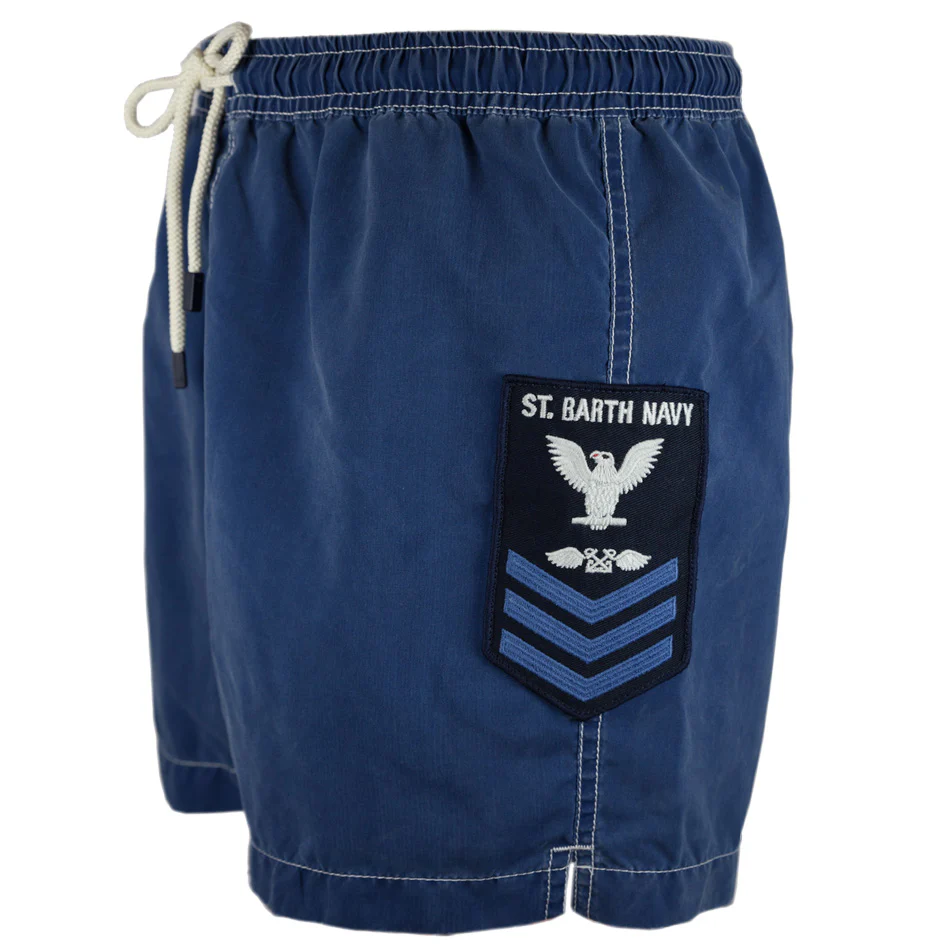 Marineblauwe cargo shorts voor heren