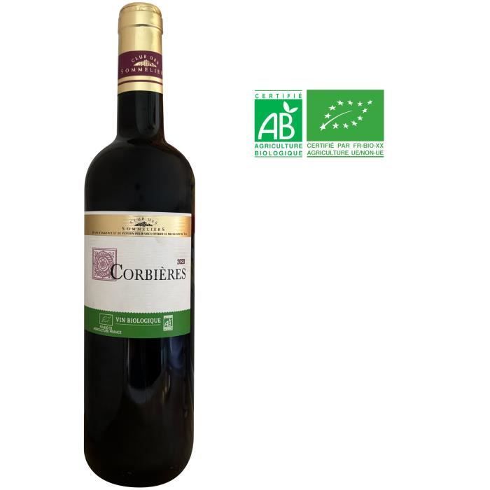 Club des Sommeliers 2020 Corbières - Languedoc Red Wine - Organic