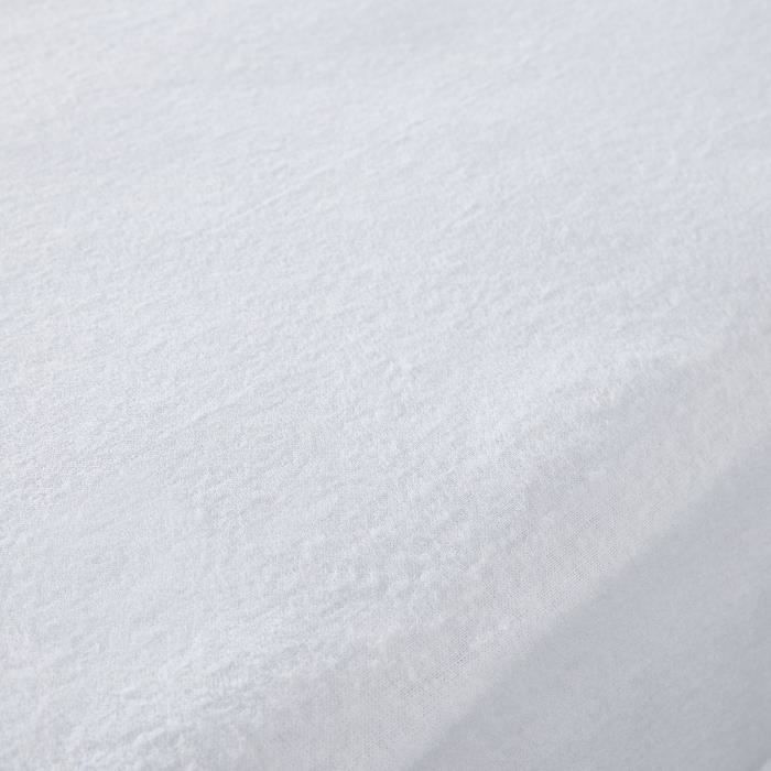 Protège matelas absorbant - TODAY - Essential - Pour lit 2 personnes - 160 x 200 cm à bouillir