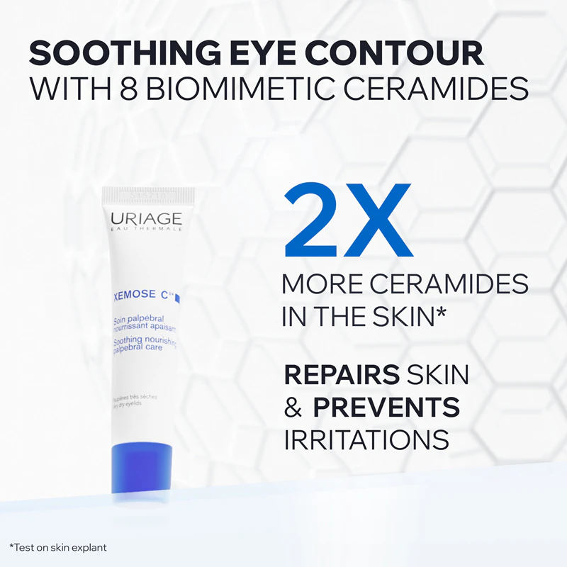 Uriage Xemose C8+ Soothing Nourishing Palmebral Care upokojujúci očný krém pre suchú a atopickú pokožku
