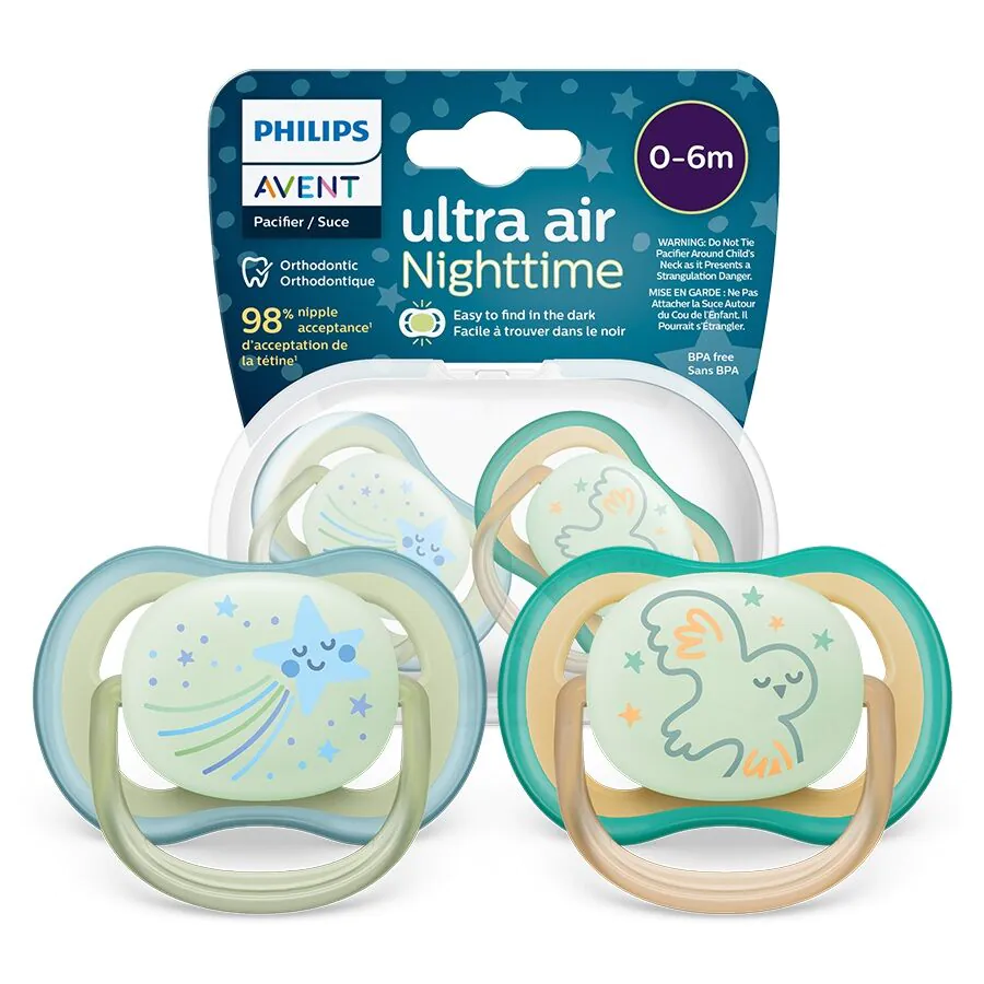 Avent Smoczek Ultra Air 0-6m, night