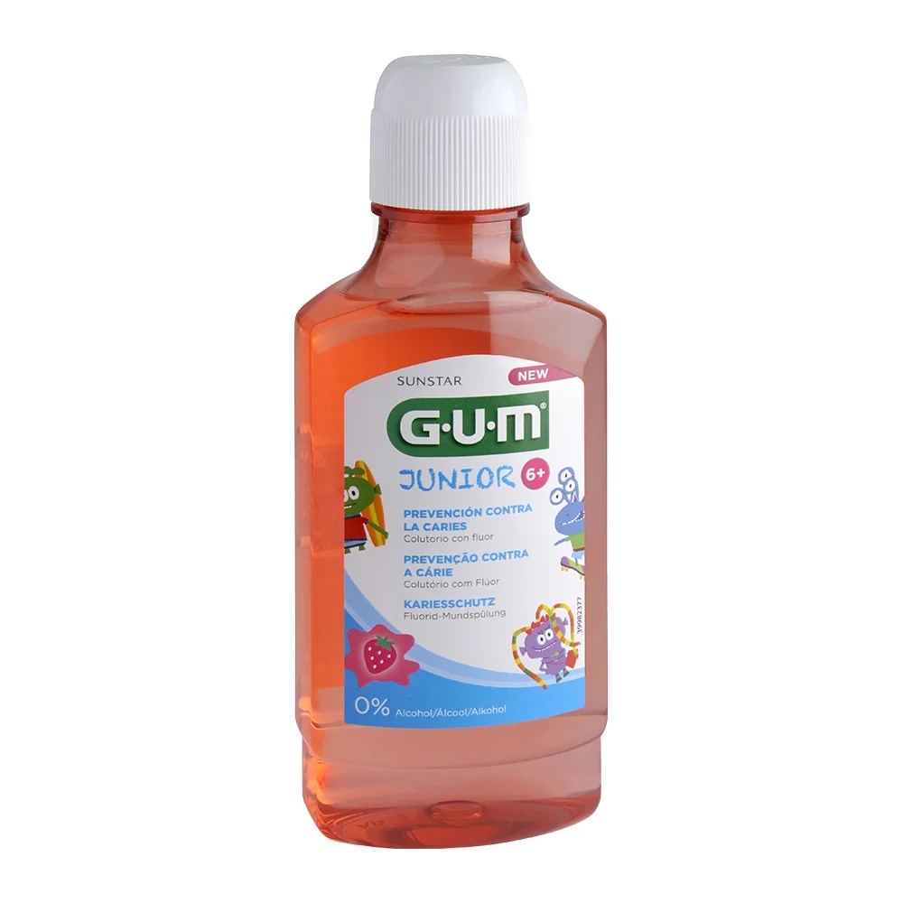 GUM Gum Junior Mundspülung für Kinder ab 6 Jahren, 300 ml