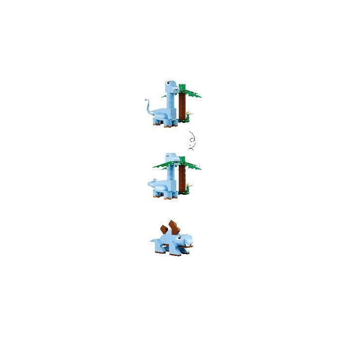 LEGO Classic 11041 Kreative Dinosaurier – Geschenkidee, Spielzeug, Sammlerstück, ab 5 Jahren