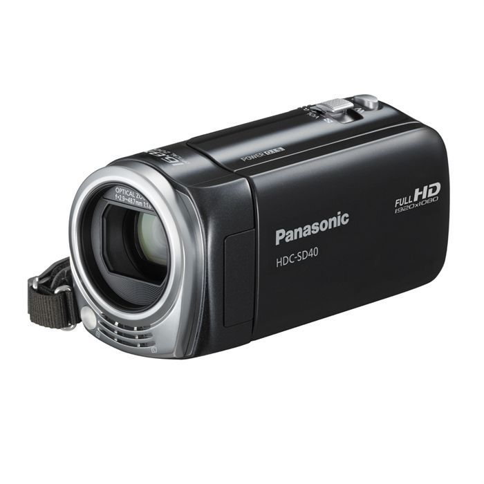 Videocamera digitale PANASONIC HDC-SD40 nera