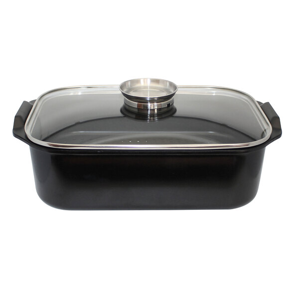 Tavă de copt din aluminiu turnat, inclusiv insert pentru aburi, 40 x 26 cm