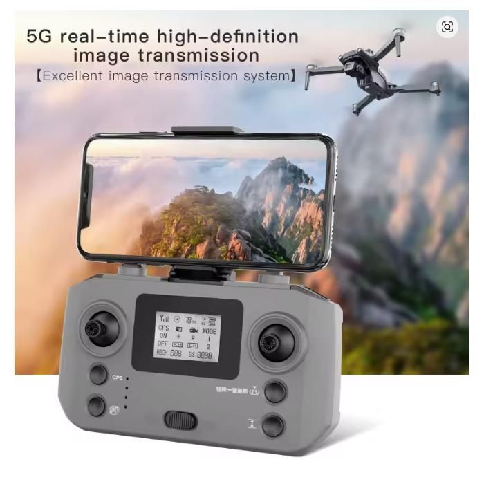Nieuwe L600-PRO-MAX 5KM 4K professionele HD GPS-drone met dubbele camera, 3-assige gimbal en 360° borstelloze quadcopter-speelgoed om te vermijden