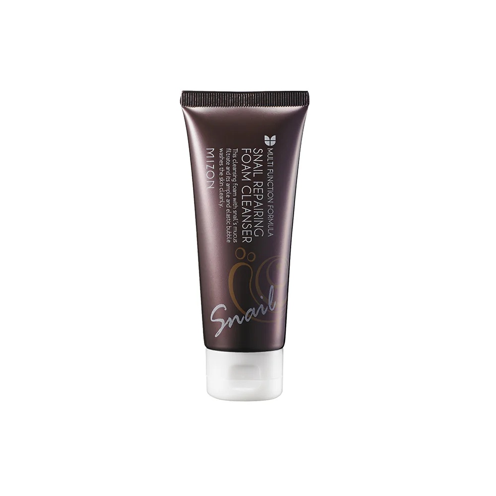 MIZON Mousse nettoyante réparatrice à la bave d'escargot Mousse nettoyante douce