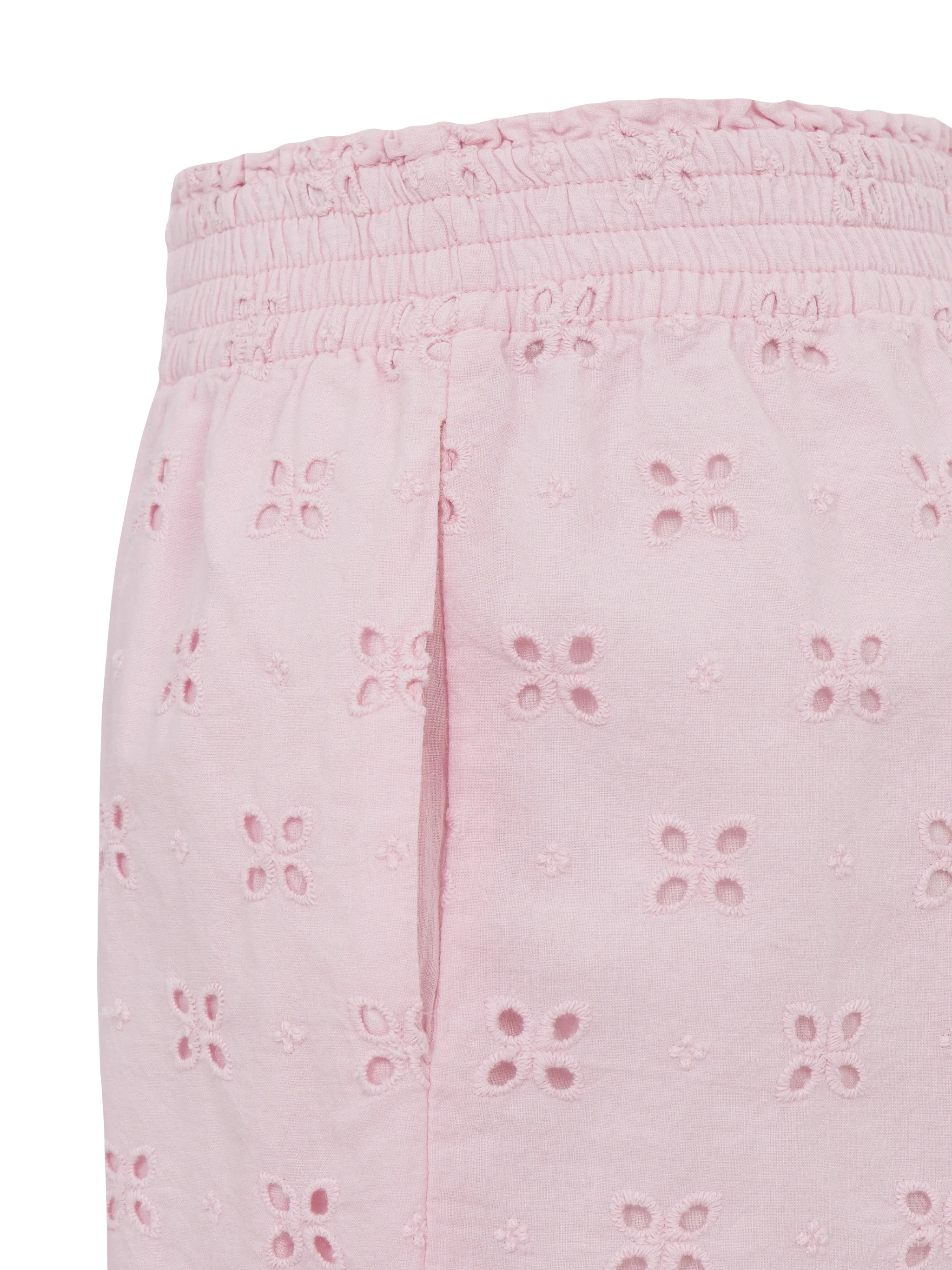 Shorts Meave Jr in cotone Sangallo con coulisse