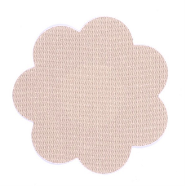 Apărătoare de mameloane Brushworks din satin nud - 4 perechi