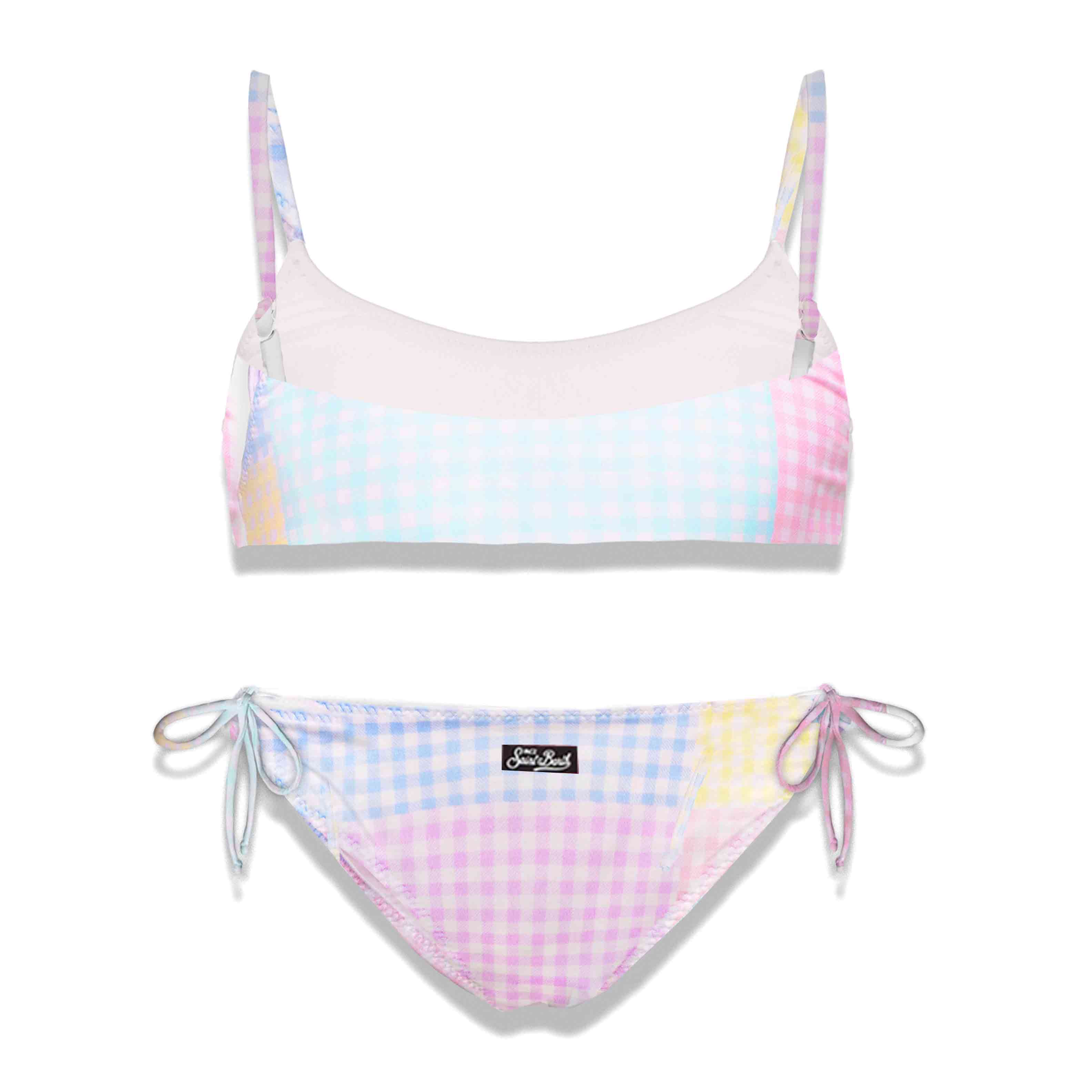 Patchwork-bikini för flickor