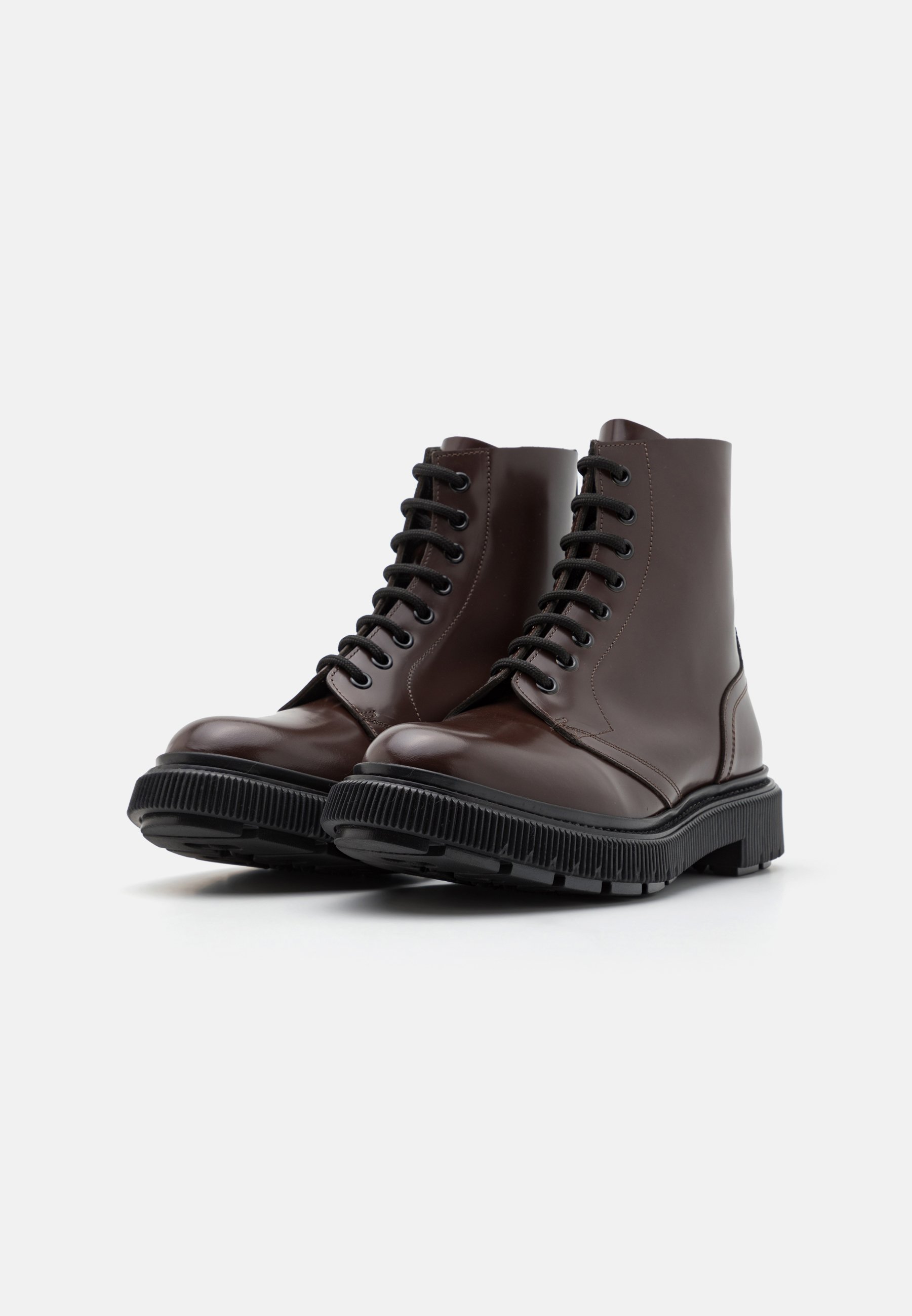 Adieu TYPE 165 UNISSEX - Botas de cano curto com cadarço - marrom escuro expresso