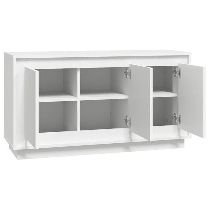 Aparador vidaXL, mueble auxiliar de 6 compartimentos, armario con puerta, mueble de almacenamiento para salón, moderno, 831885