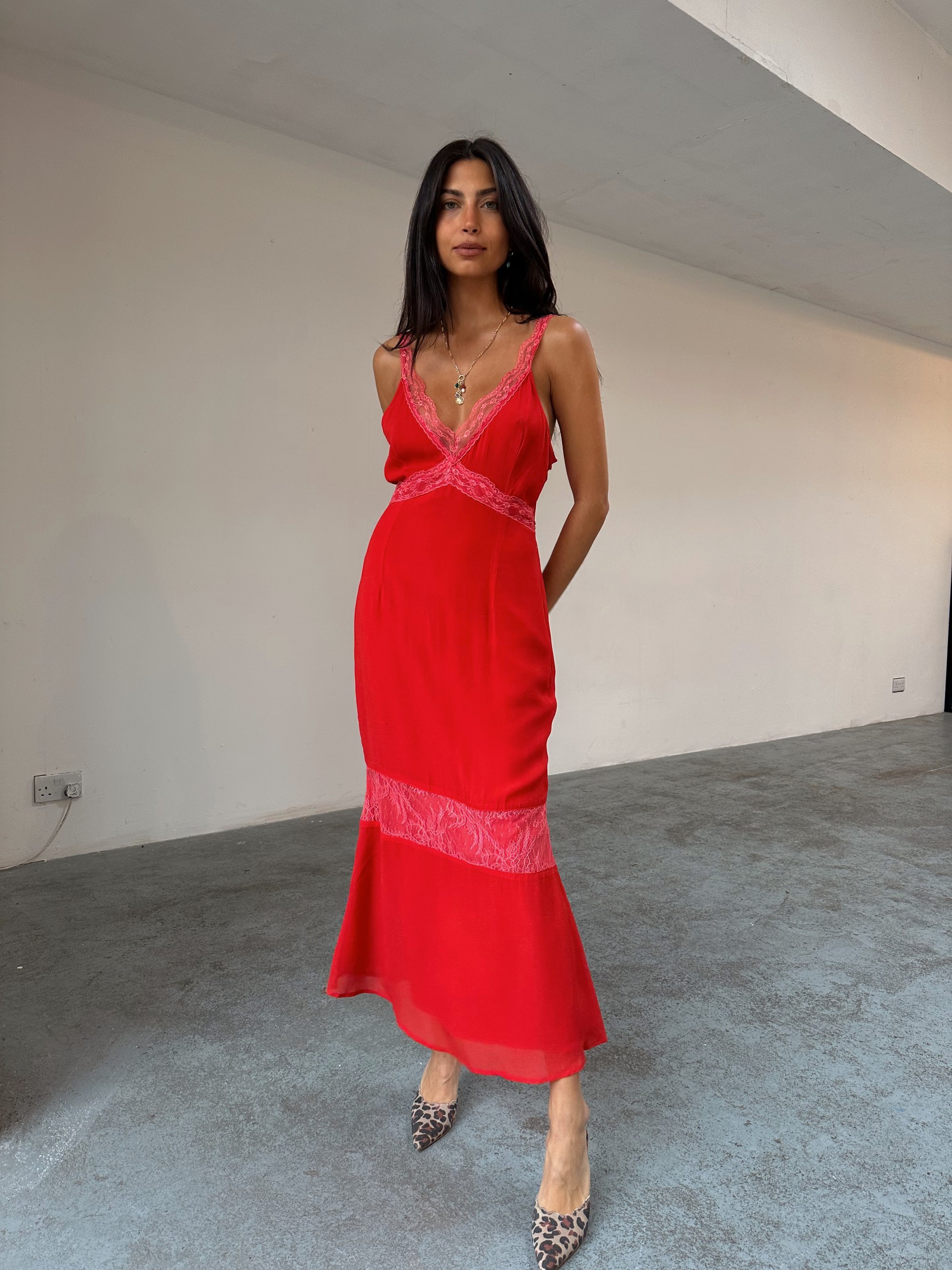 Robe CICI Never Fully Dressed - Robe maxi - rouge