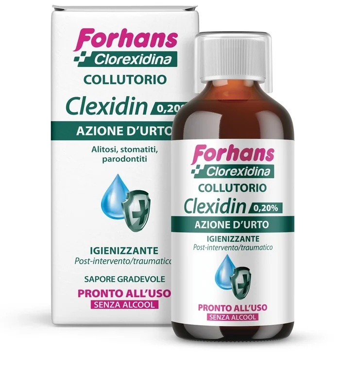 FORHANS Forhans Clexidin 0,20% alcoholvrij mondwater 200 ml