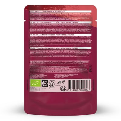 Filets de bœuf bio Yarrah en sauce, 14 x 85 g