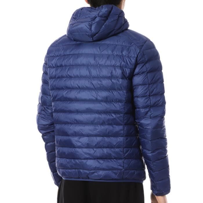 Jaqueta de plumas masculina JOTT Nico - Azul-marinho - Acolchoada e repelente à água - Corte ajustado - Plumas