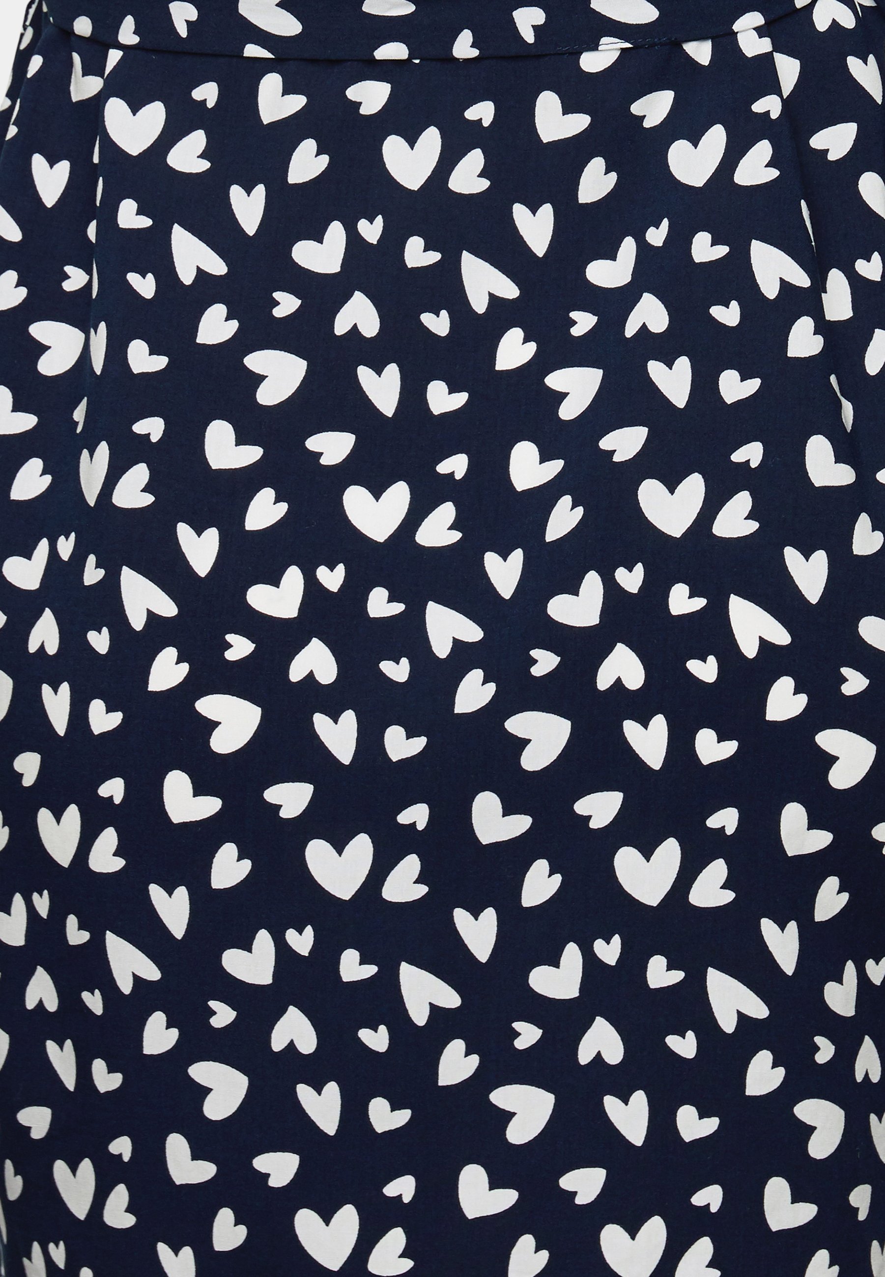 Anna Field MAMA blouse - donkerblauw/wit