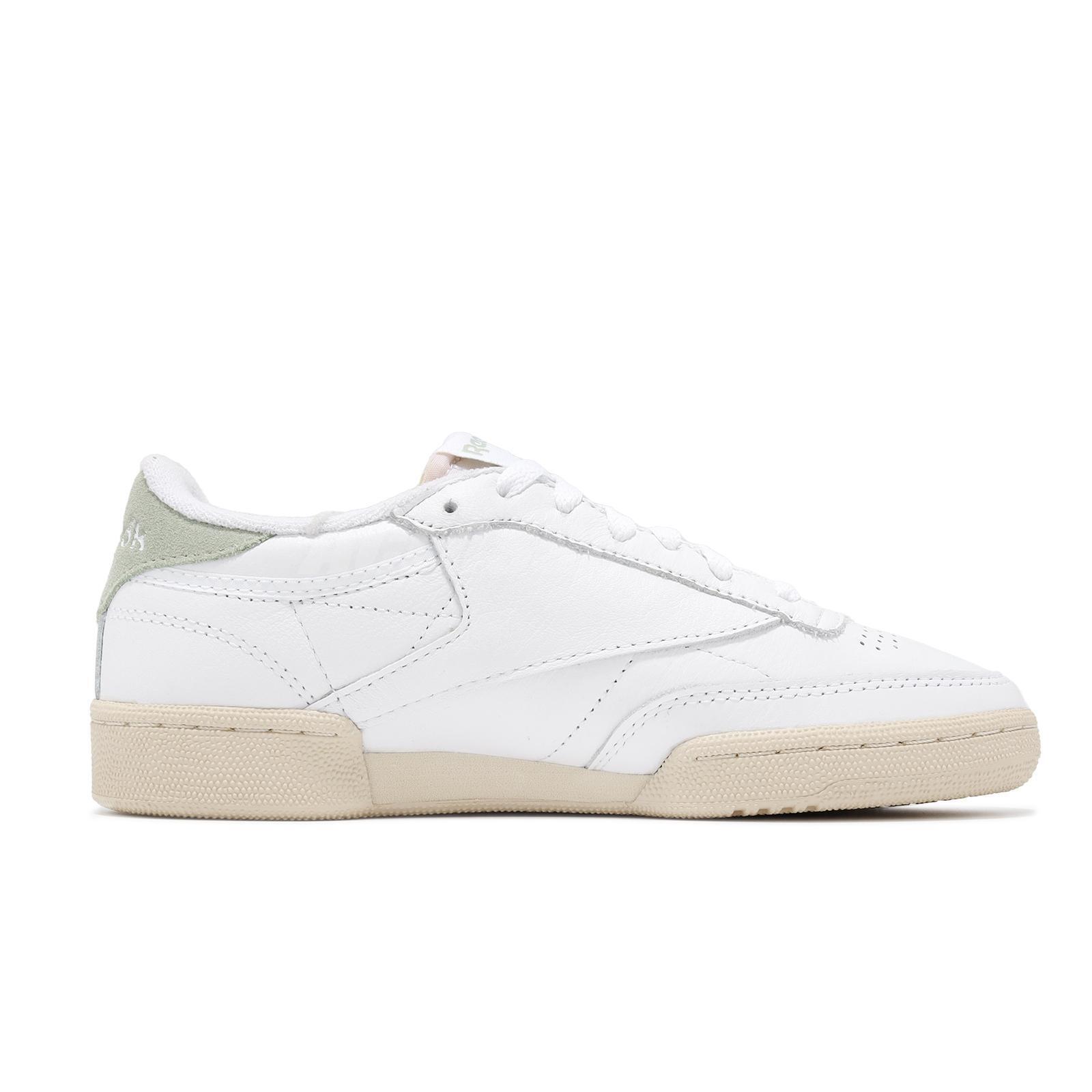 Reebok Club C 85 Vintage Footwear White Vintage Green Women Casual
