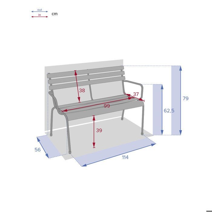Banc de jardin 