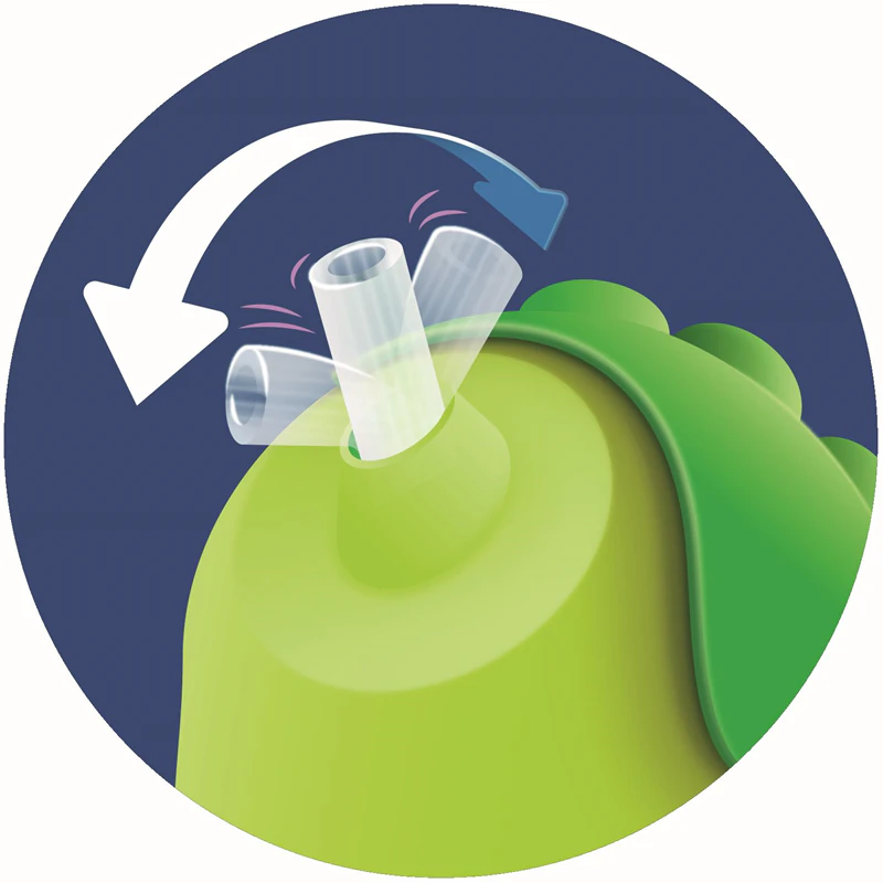 Copo Philips Avent Bendy Straw SCF798/01 para bebês a partir de 12 meses com canudo flexível.