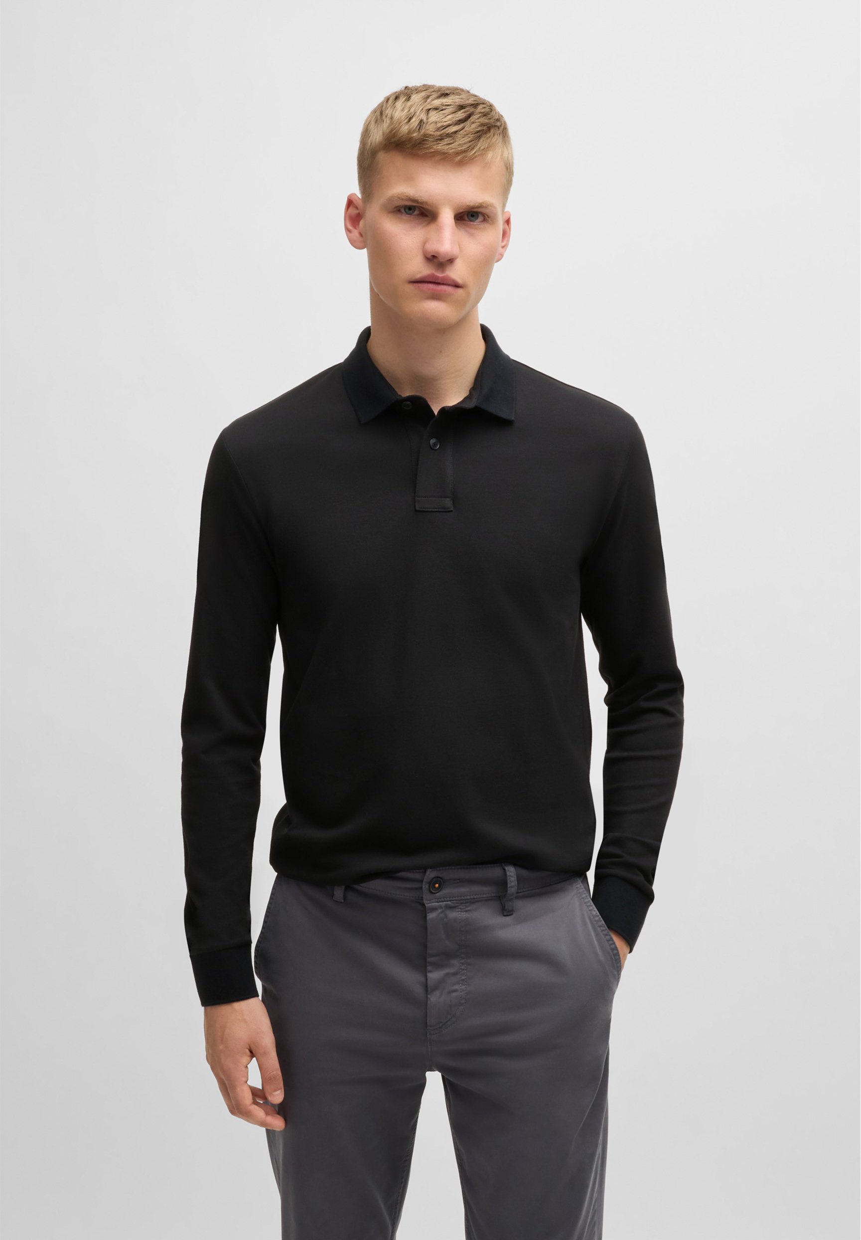 BOSS PASSERBY - Polo - noir