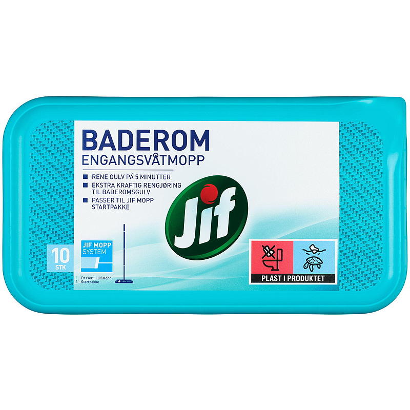 Jif Kertakäyttömoppi 10 kpl Jif Kylpyhuone