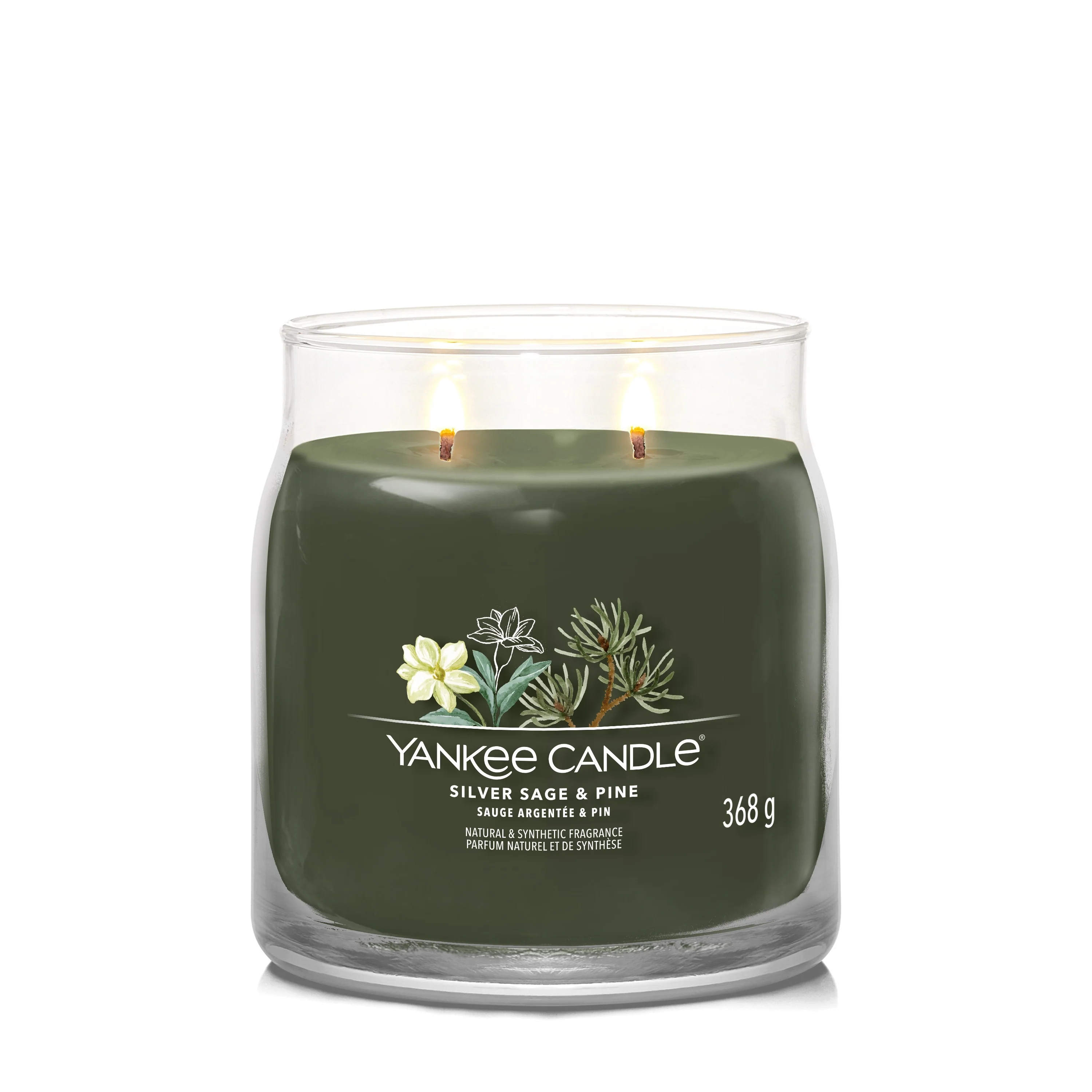 Signature Jar Candles Silver Sage & Pine - Candela Profumata