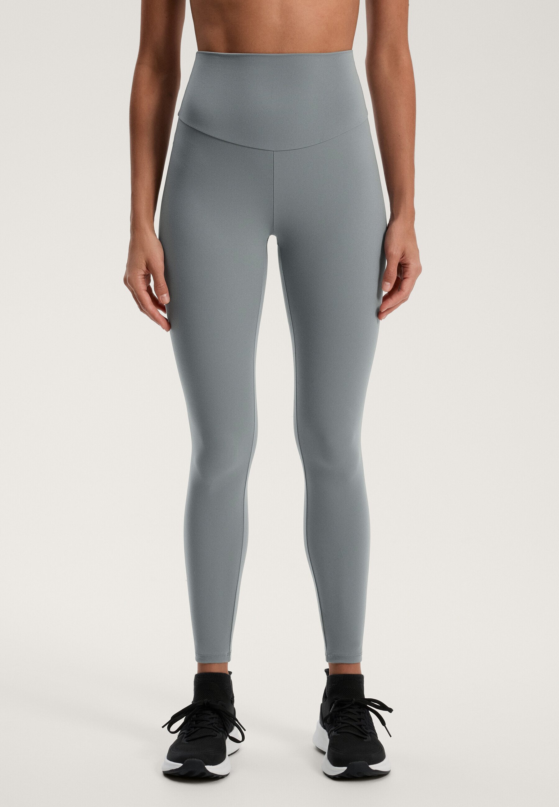 Legging OYSHO COMFORTLUX taille haute longueur cheville - bleu clair