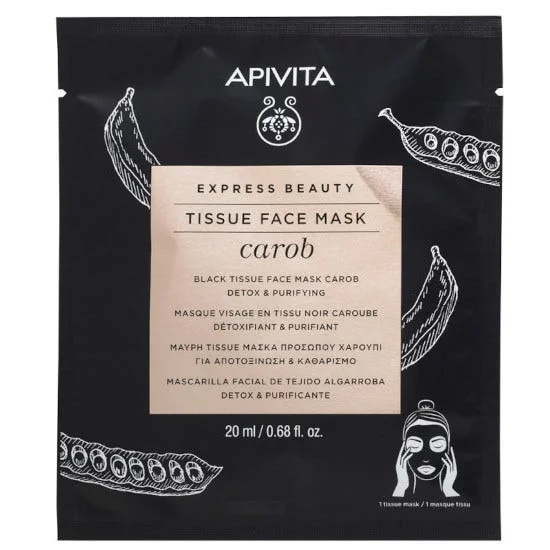 APIVITA Apivita Express gezichtsmasker Ontgiftend en reinigend masker met johannesbrood