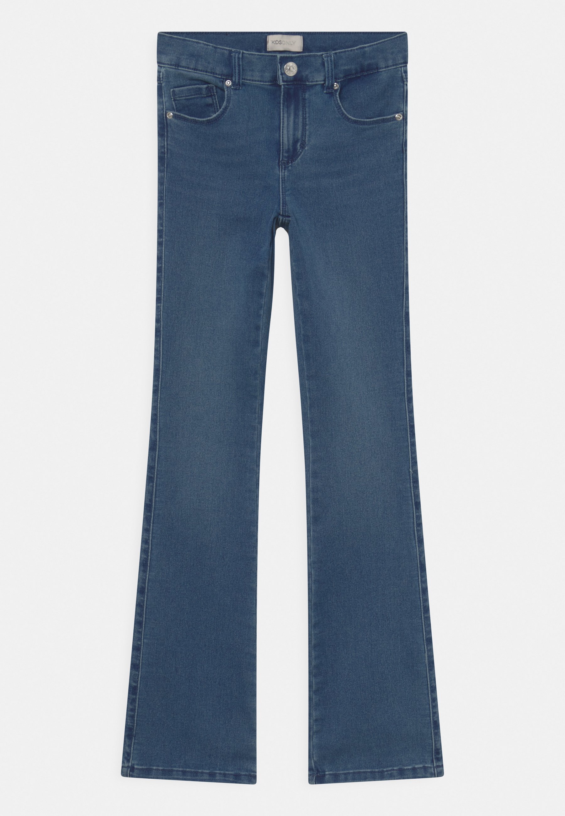 ONLY GIRLS KONROYAL LIFE FLARED - Jean bootcut - Denim bleu moyen