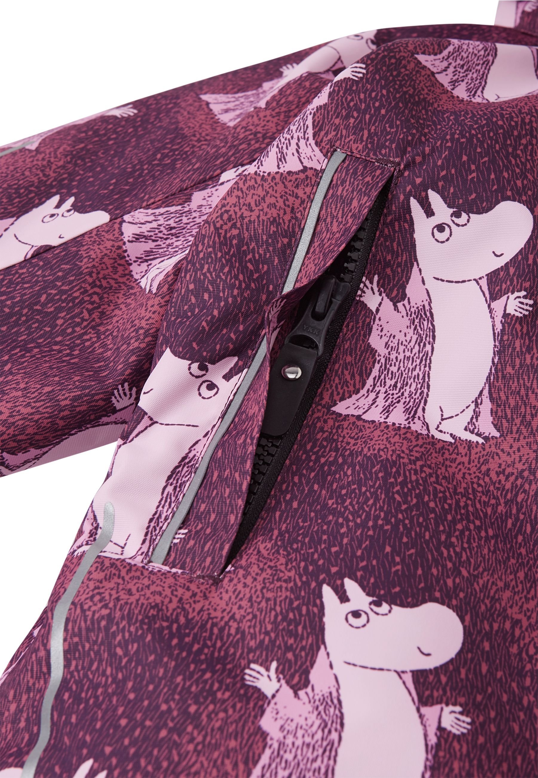 Reima WINTER OVERALL MOOMIN LYSTER UNISEX - Sneeuwpak - dieppaars